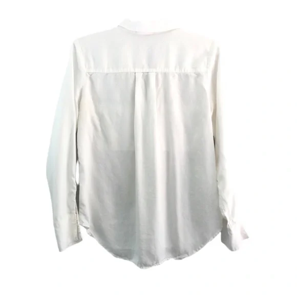 Cloth & Stone Button Down White Collared Shirt - Picture 3 of 5